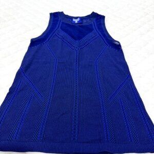 Athleta Oxygen Seamless Navy Blue Tank Size S